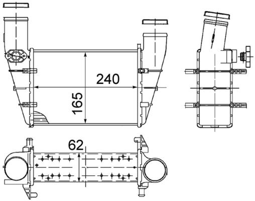 Интеркулер MAHLE CI130000S