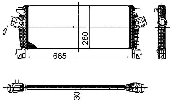 Интеркулер MAHLE CI509000S