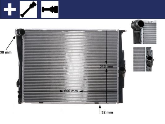 Радиатор, охлаждение двигателя MAHLE CR1088000S