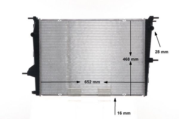 Радиатор, охлаждение двигателя MAHLE CR1197000S