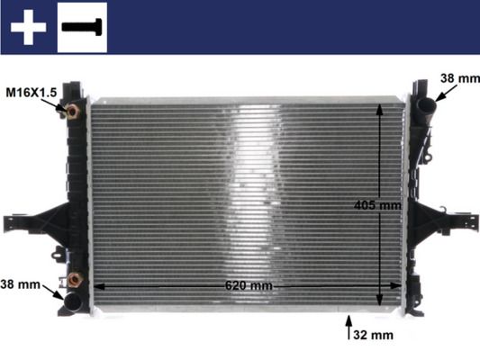 Радиатор, охлаждение двигателя MAHLE CR1547000S