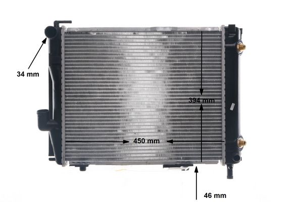Радиатор, охлаждение двигателя MAHLE CR257000S