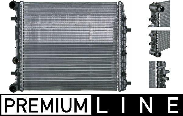 Радиатор, охлаждение двигателя MAHLE CR454000P