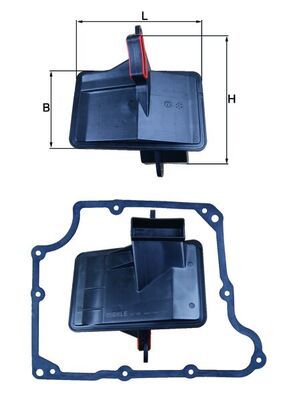 Гидрофильтр, автоматическая коробка передач MAHLE HX166D