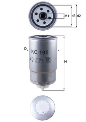 Топливный фильтр MAHLE KC195