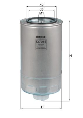 Топливный фильтр MAHLE KC214