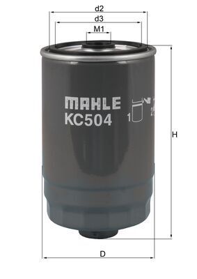 Топливный фильтр MAHLE KC504