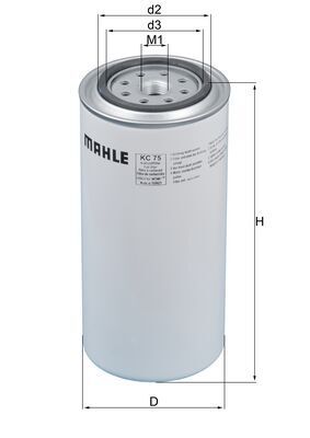 Топливный фильтр MAHLE KC75
