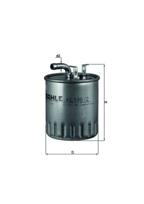 Топливный фильтр MAHLE KL1002