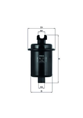 Топливный фильтр MAHLE KL111