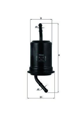 Топливный фильтр MAHLE KL115