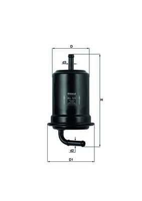 Топливный фильтр MAHLE KL121