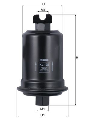 Топливный фильтр MAHLE KL128
