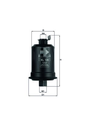 Топливный фильтр MAHLE KL129