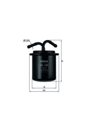 Топливный фильтр MAHLE KL134
