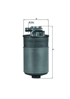 Топливный фильтр MAHLE KL154