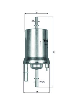 Топливный фильтр MAHLE KL1561