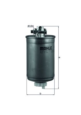 Топливный фильтр MAHLE KL180