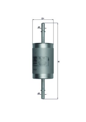 Топливный фильтр MAHLE KL181