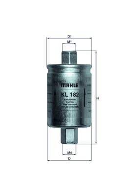 Топливный фильтр MAHLE KL182