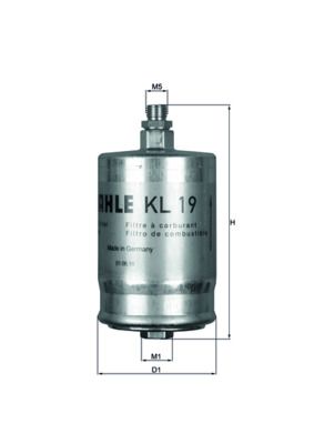 Топливный фильтр MAHLE KL19