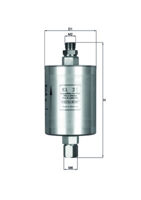 Топливный фильтр MAHLE KL21