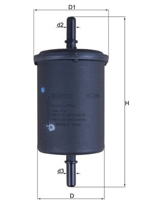 Топливный фильтр MAHLE KL248