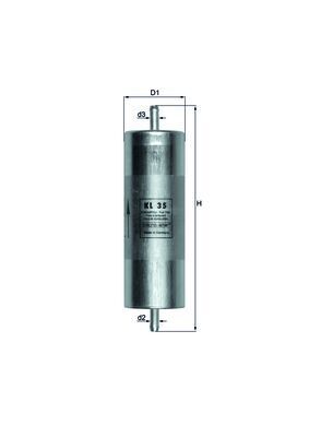 Топливный фильтр MAHLE KL35
