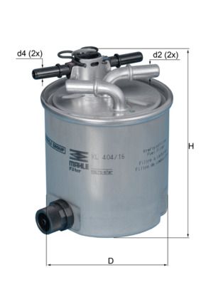 Топливный фильтр MAHLE KL40416