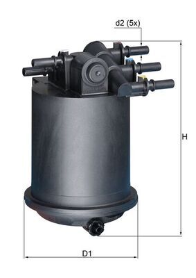 Топливный фильтр MAHLE KL414