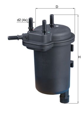 Топливный фильтр MAHLE KL430