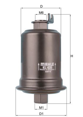 Топливный фильтр MAHLE KL435