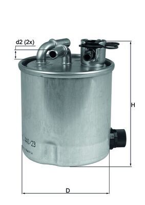 Топливный фильтр MAHLE KL44023