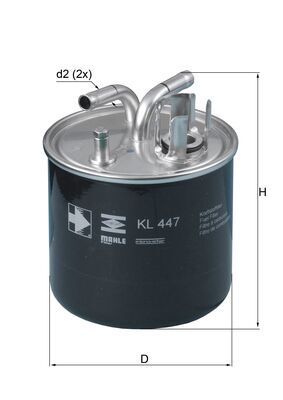 Топливный фильтр MAHLE KL447