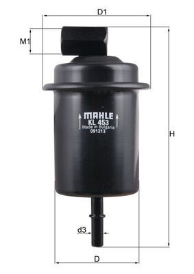 Топливный фильтр MAHLE KL453