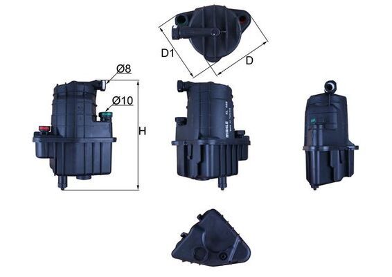 Топливный фильтр MAHLE KL469