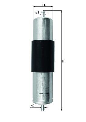 Топливный фильтр MAHLE KL473