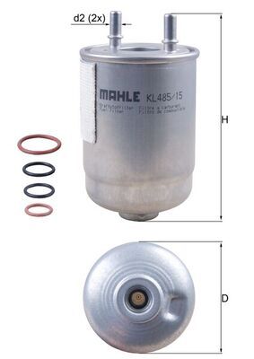 Топливный фильтр MAHLE KL48515D