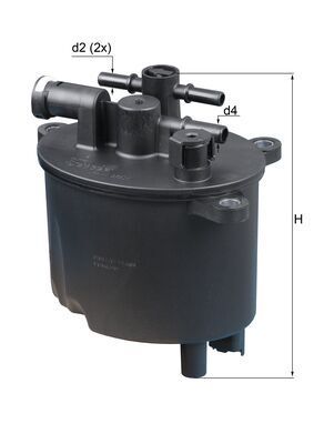 Топливный фильтр MAHLE KL581