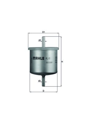 Топливный фильтр MAHLE KL61