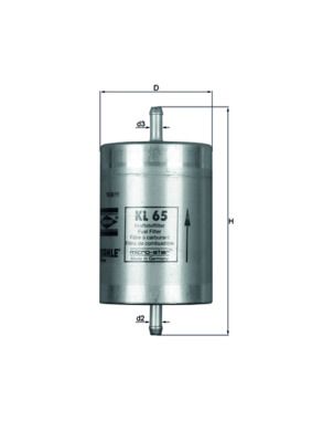Топливный фильтр MAHLE KL65