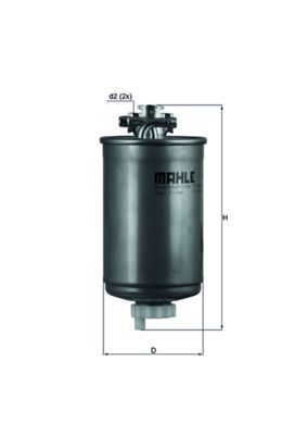 Топливный фильтр MAHLE KL75