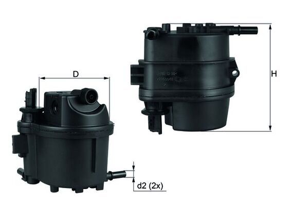 Топливный фильтр MAHLE KL779