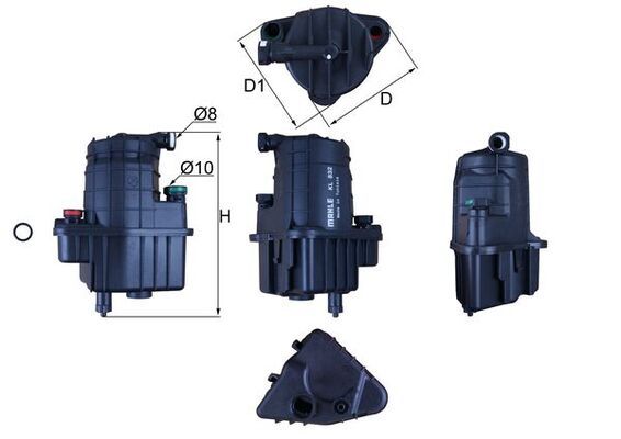 Топливный фильтр MAHLE KL832D