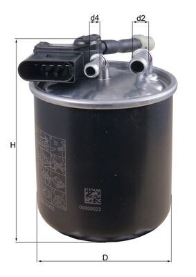 Топливный фильтр MAHLE KL913