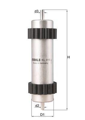 Топливный фильтр MAHLE KL915