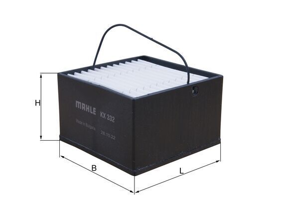 Топливный фильтр MAHLE KX332