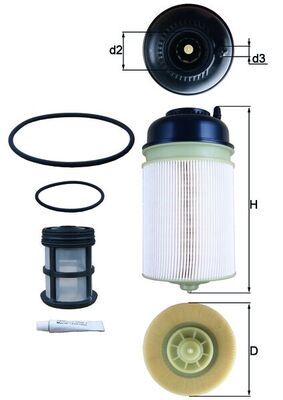 Топливный фильтр MAHLE KX400KIT