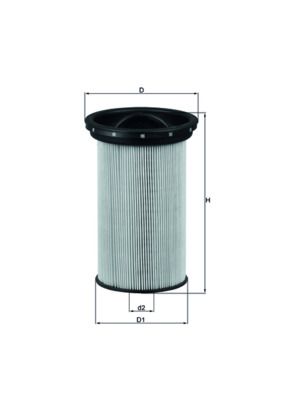 Топливный фильтр MAHLE KX69