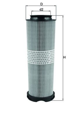 Воздушный фильтр MAHLE LX1020